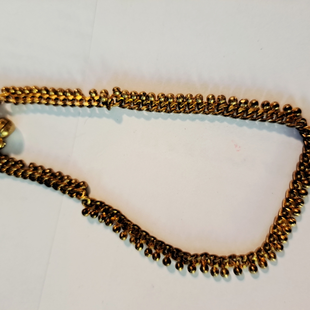 Gold Rope Texture Anklet - Picture 3 of 3